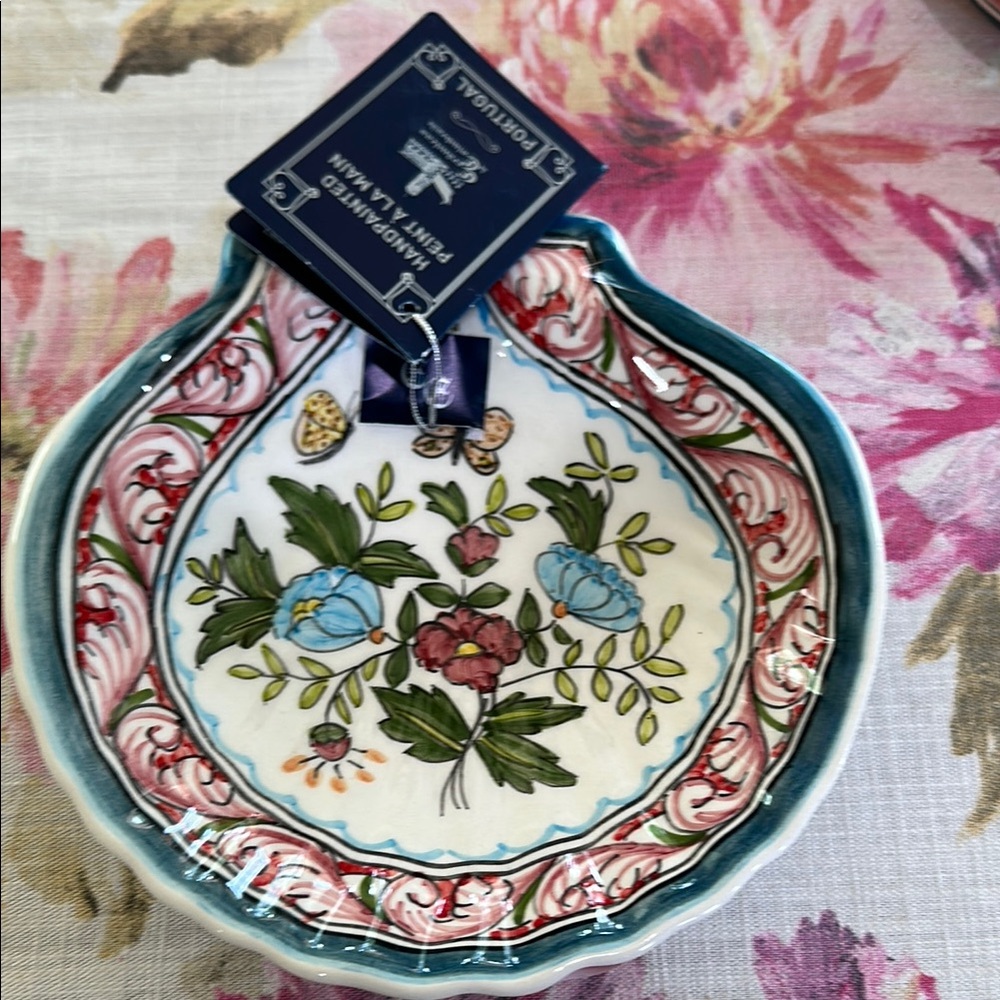 Shell dish hand painted Portugal
